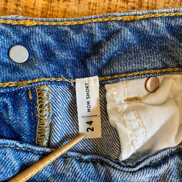 Pacsun denim jean mom shorts size 24 - Picture 3 of 4